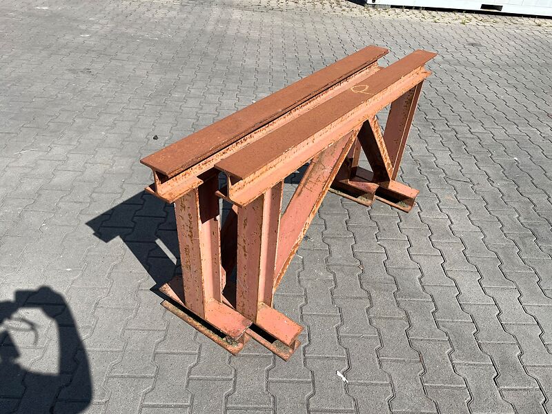 2 Stahlböcke HEA100 L 1,5m x H 0,8m x B 0,4m | so001390 I24
