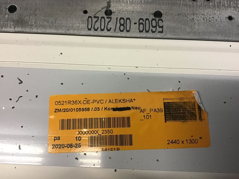 Aufsatzrollladen, elektr., neu, OVP, B 2440 x H 1300mm | so001132 I24