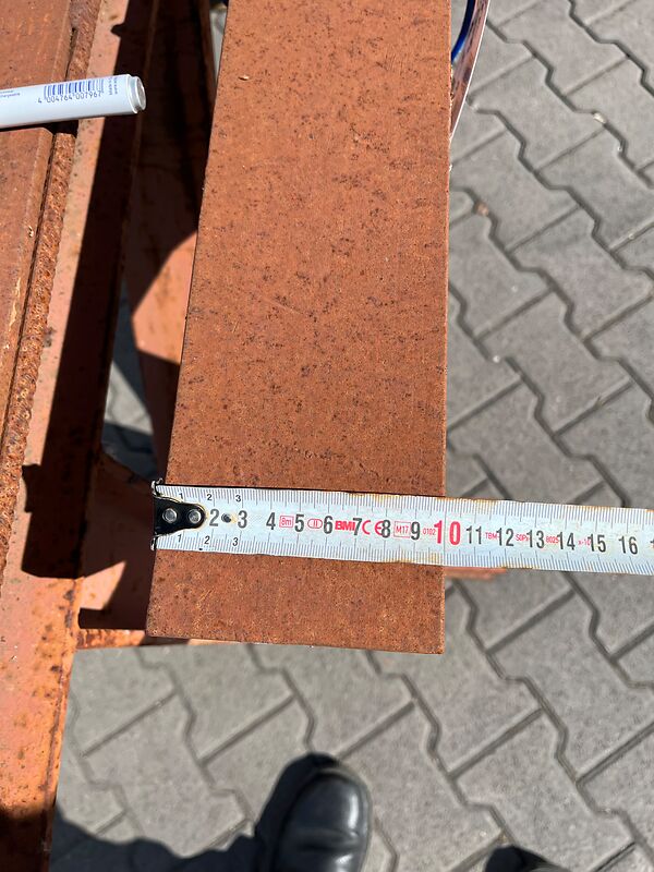 2 Stahlböcke HEA100 L 1,5m x H 0,8m x B 0,4m | so001390 I24