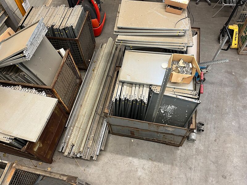 Lagerregal, demontiert, viele Teile | so001363 I24