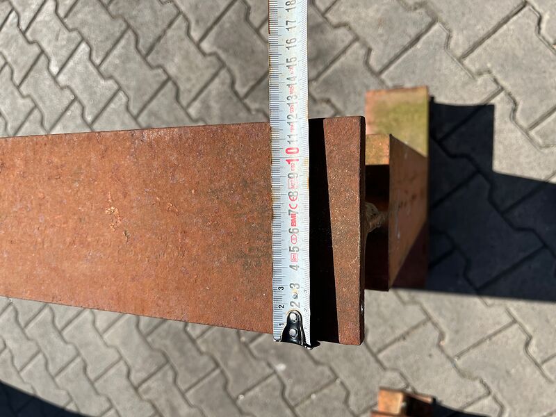 2 Stahlböcke HEA120 L 2,5m x H 0,8m x B 0,4m | so001389 I24